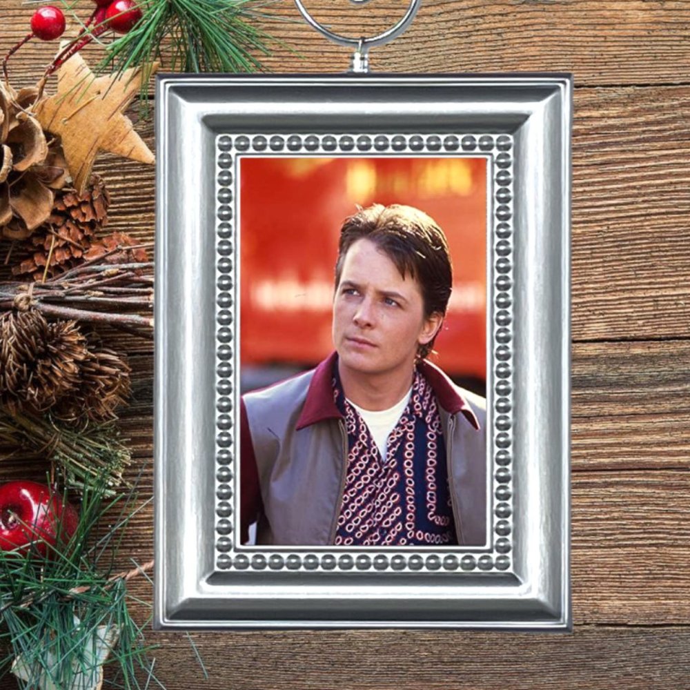 Back To The Future Marty Mcfly Retro Movie Memorabilia Christmas Tree Ornament